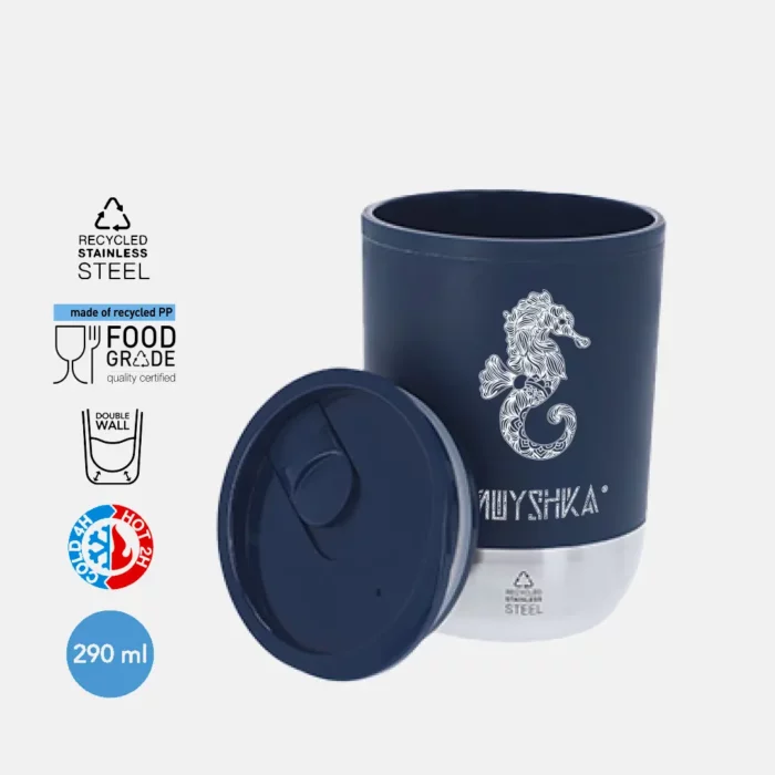 Vaso MUYSHKA Senda: Tu Ritmo, Tu Huella, Tu Bebida Perfecta.