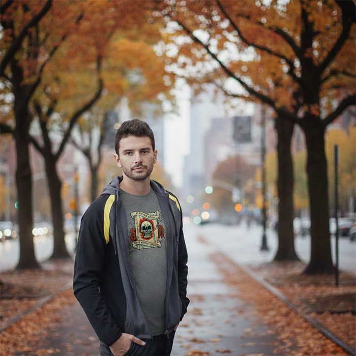 chaqueta con capucha «enlace»